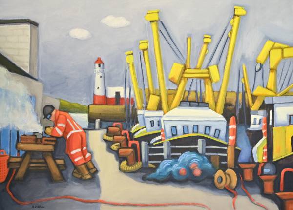 - Oil on Canvas, Painting by Julia Odell, measuring 40 x 55 cm (H x W) £475
